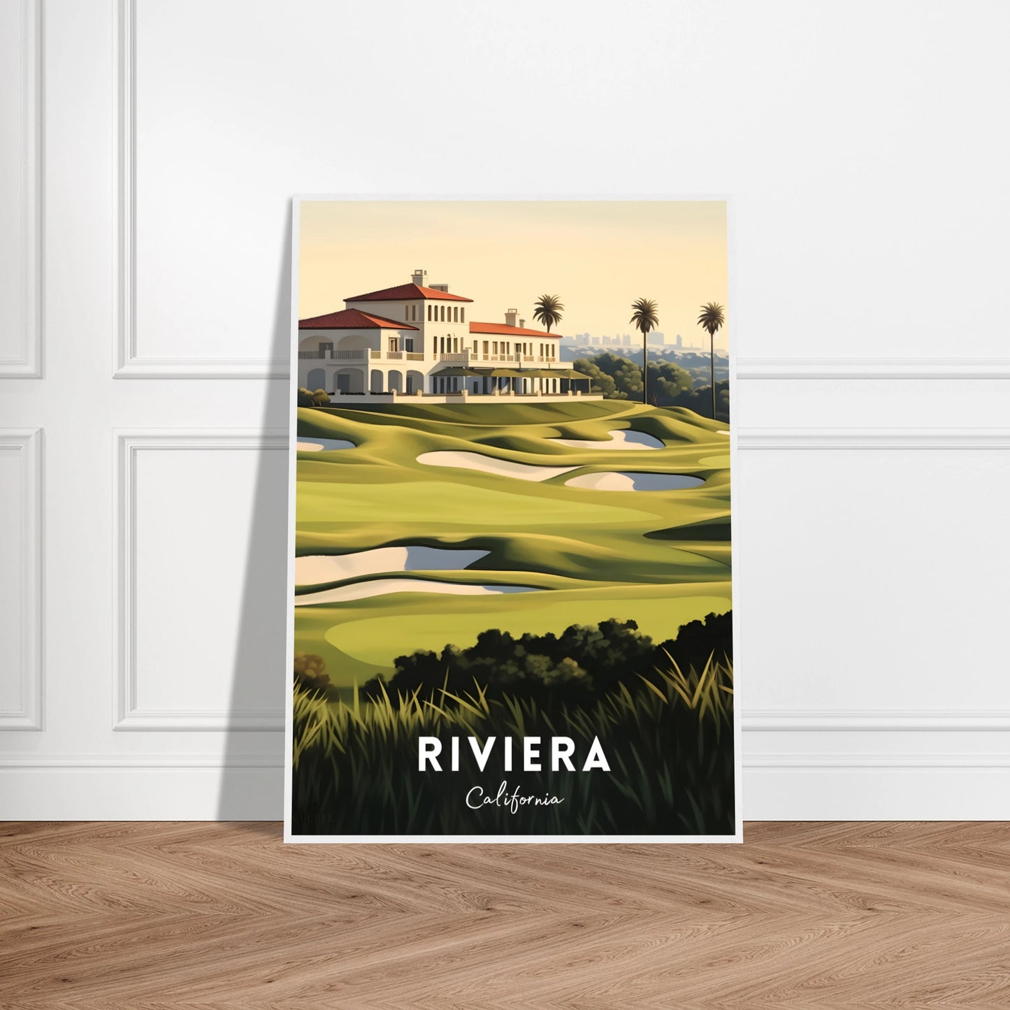 Riviera Golf Course Poster