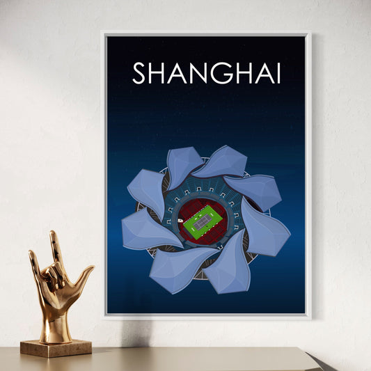 Shanghai ATP Masters Tennis Stadium Poster