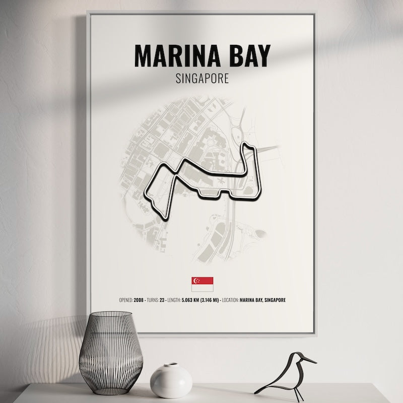 Singapore Formula 1 Poster | Singapore Formula 1 Print | Singapore Formula 1 Wall Art