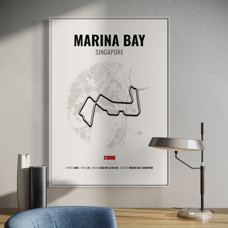 Singapore Formula 1 Poster | Singapore Formula 1 Print | Singapore Formula 1 Wall Art