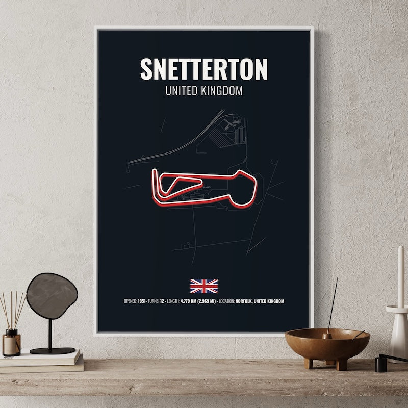 Snetterton Poster | Snetterton Print | Snetterton Wall Art