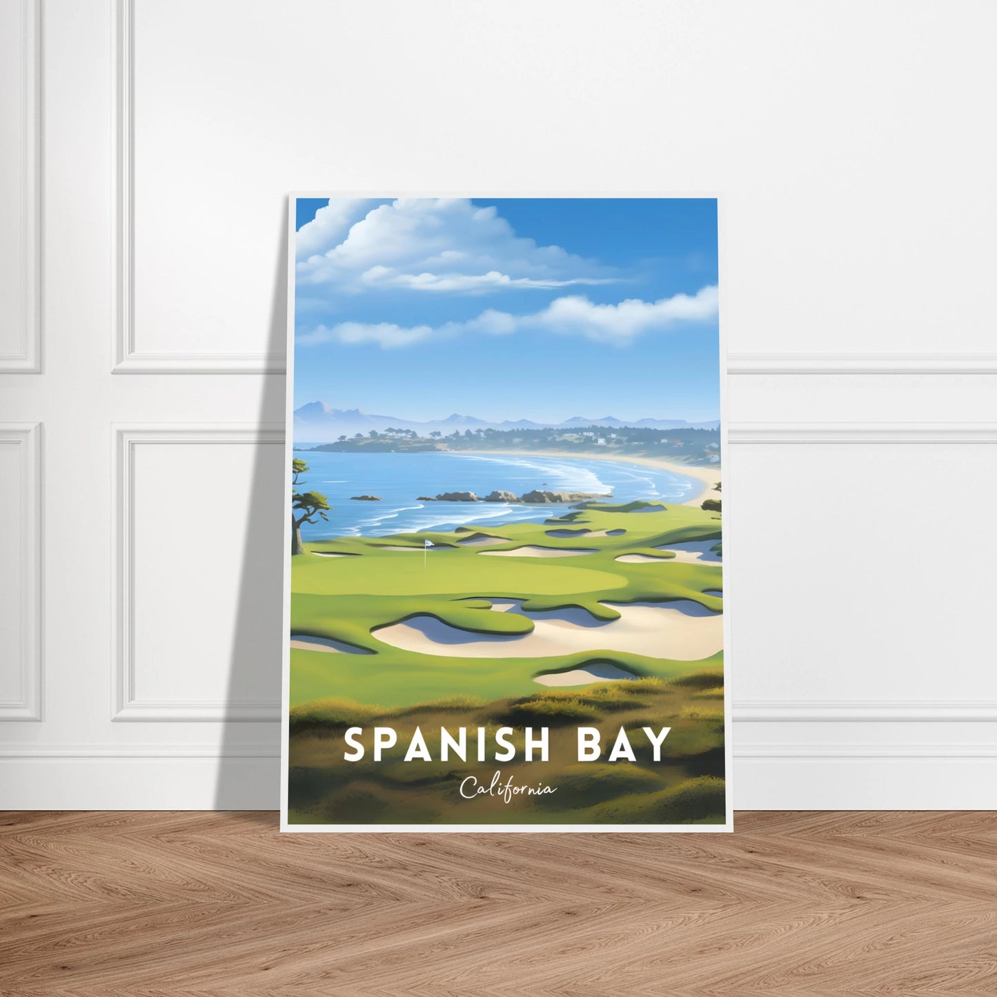 Spanish Bay Golf Poster