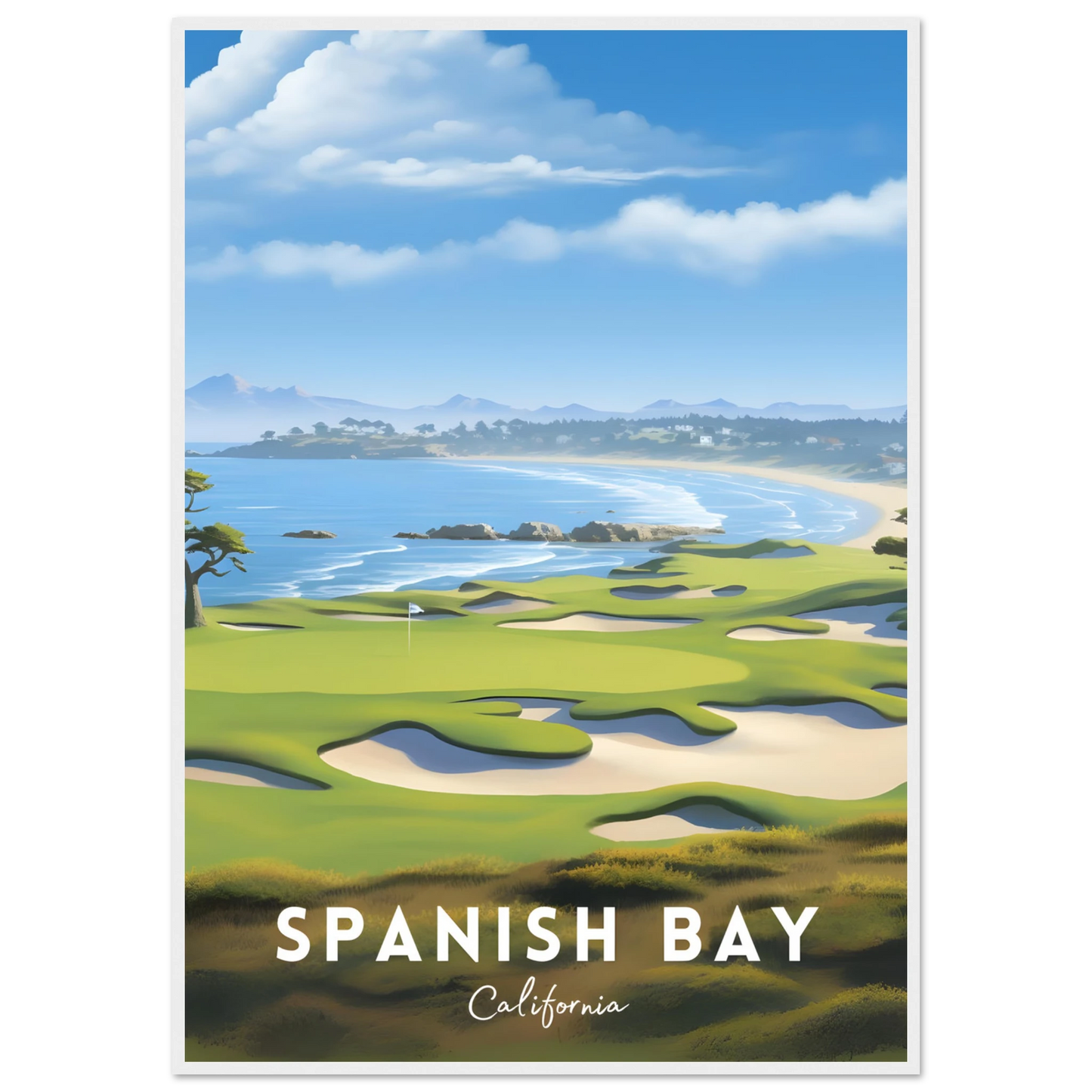 Spanish Bay Poster