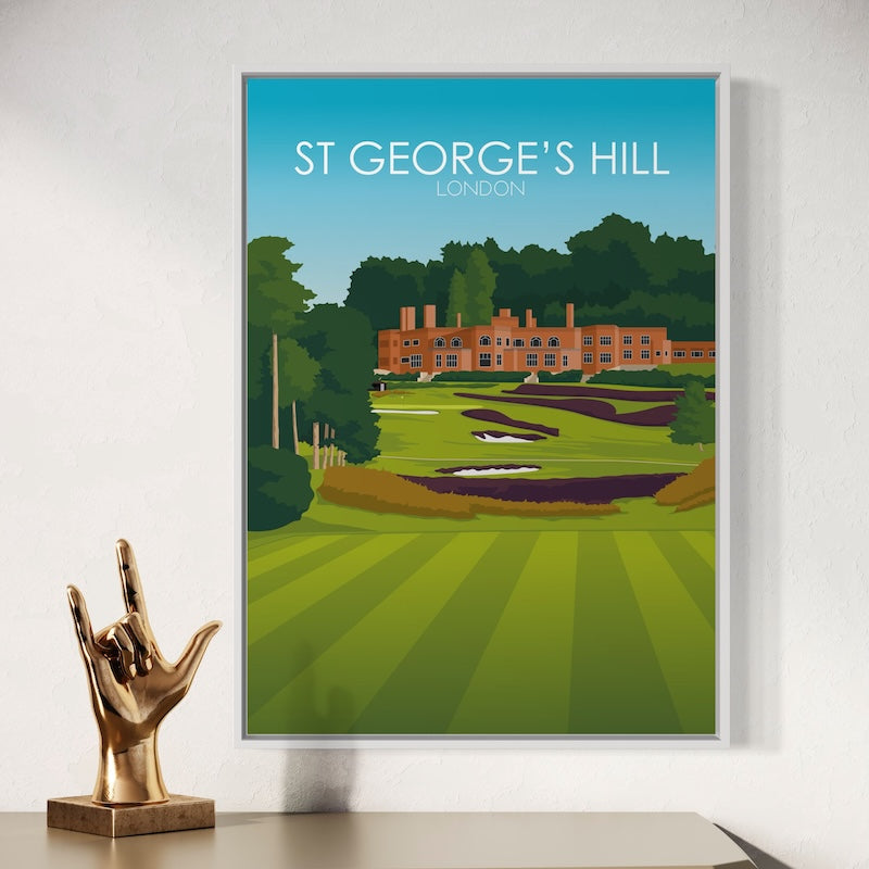 St George's Hill Golf Poster | St George's Hill Golf Print | St George's Hill Golf Wall Art