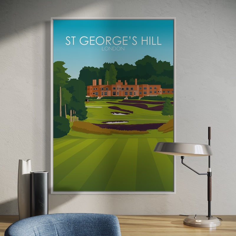 St George's Hill Golf Poster | St George's Hill Golf Print | St George's Hill Golf Wall Art
