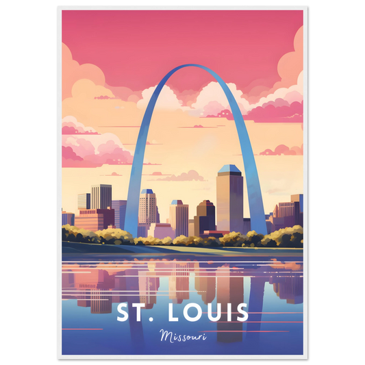 St. Louis, Missouri Travel Poster