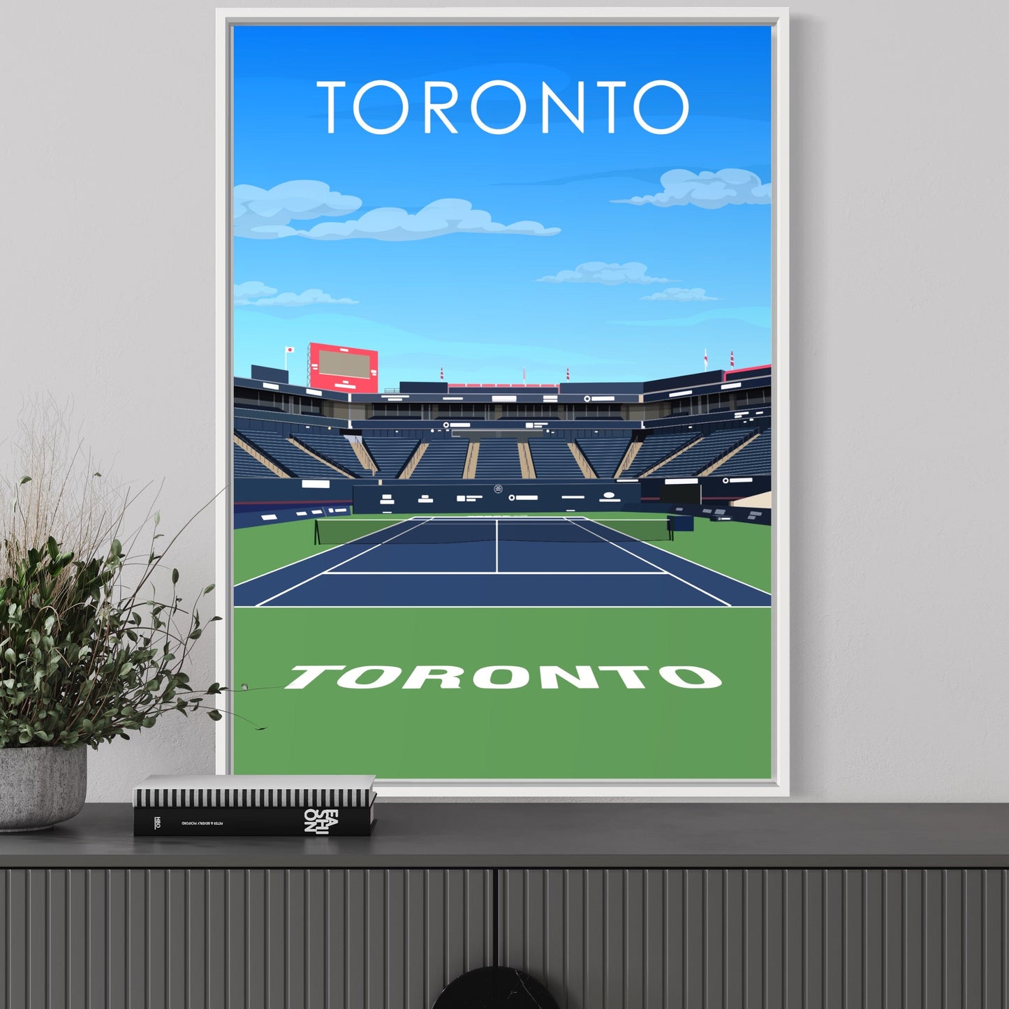 Toronto ATP/WTA Masters Tennis Stadium Poster