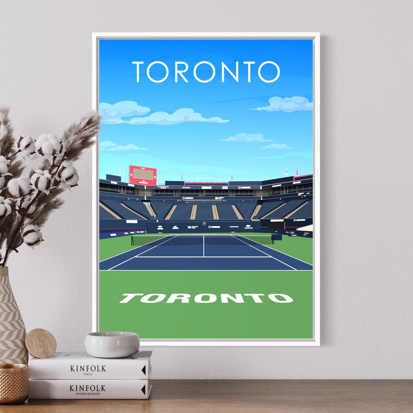 Toronto ATP/WTA Masters Tennis Stadium Poster