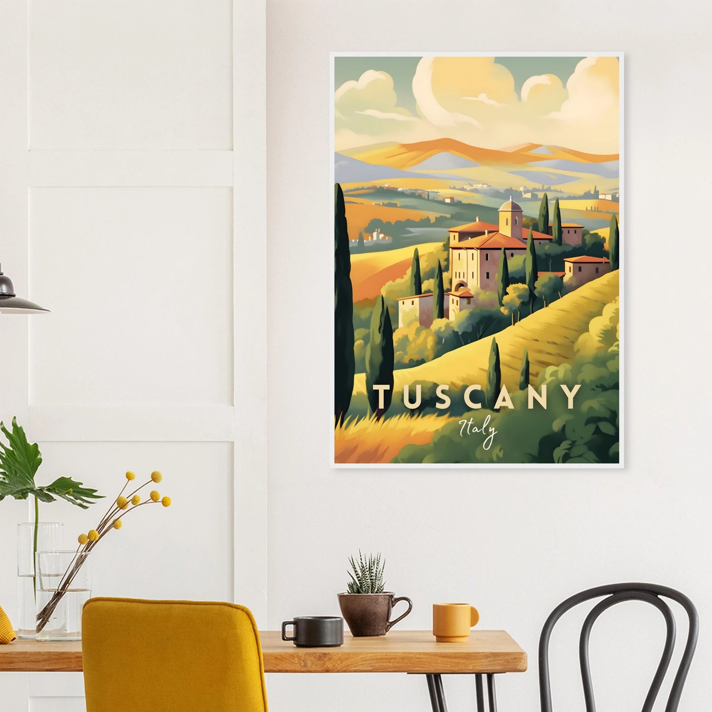 Tuscany Poster Kitchen Mockup