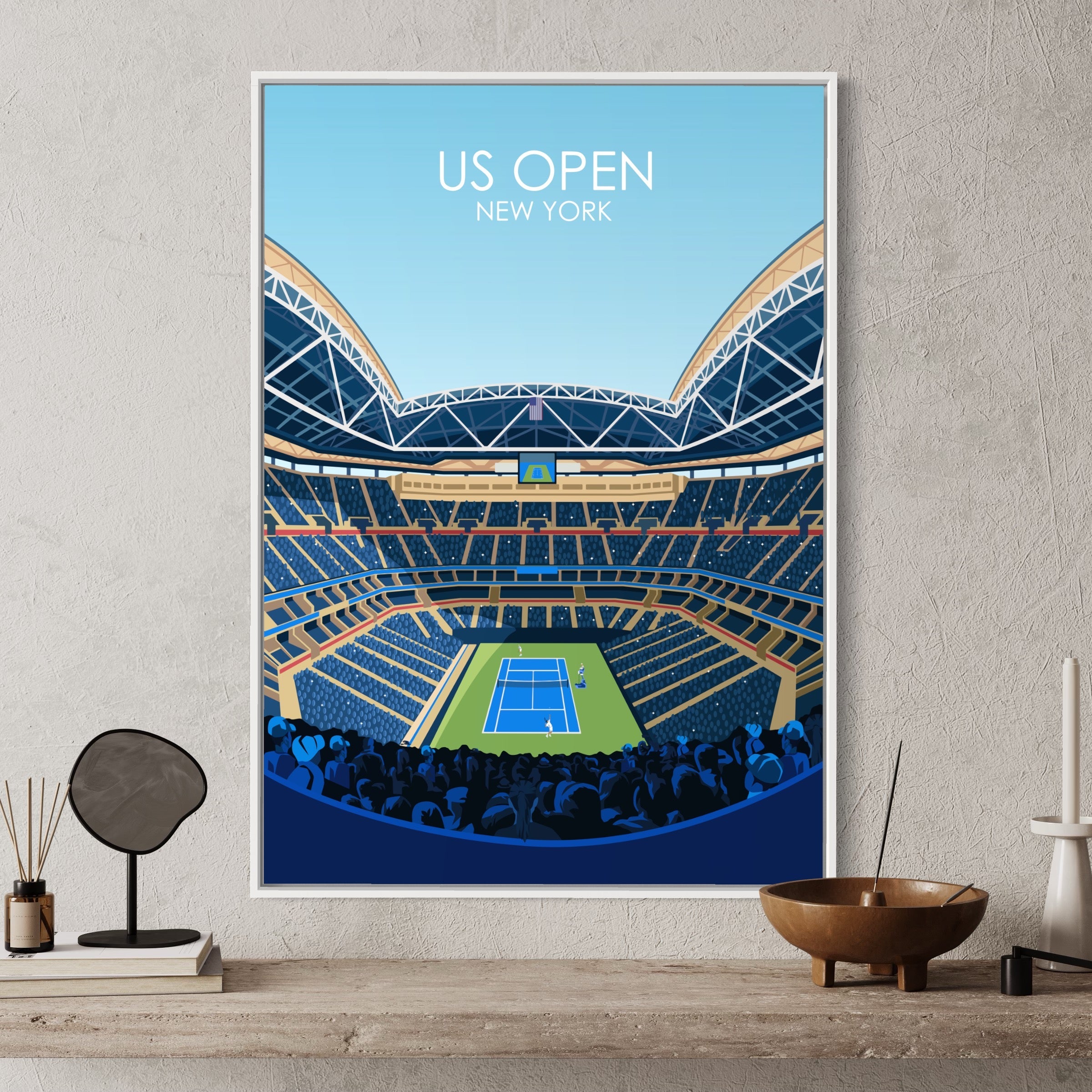 US Open tennis poster
