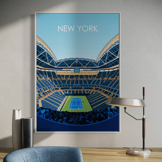 US Open  Poster | Tennis Gift | Gift for Tennis Player