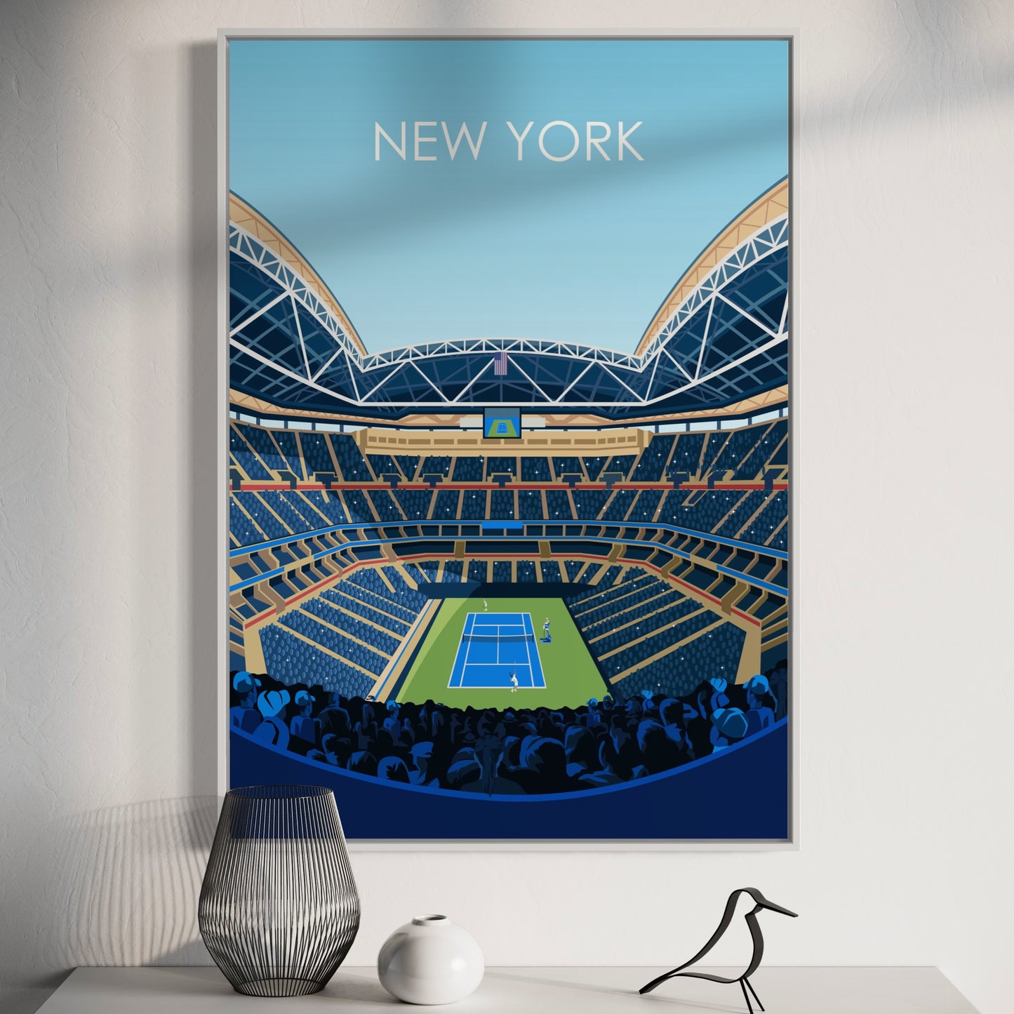 US Open Poster | Tennis Gift | Gift for Tennis Player
