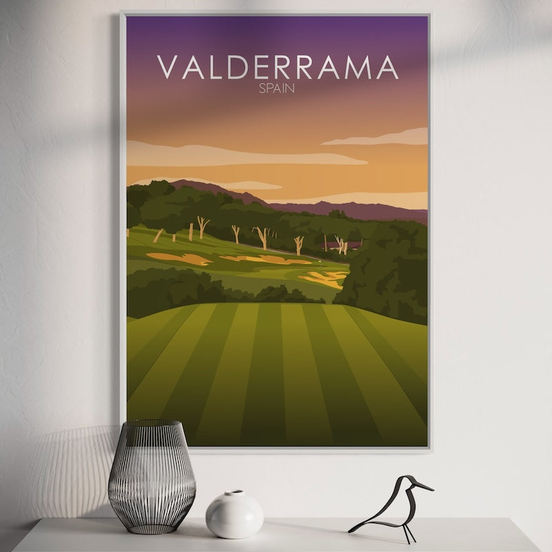 Valderamma Golf Course Sunset Print