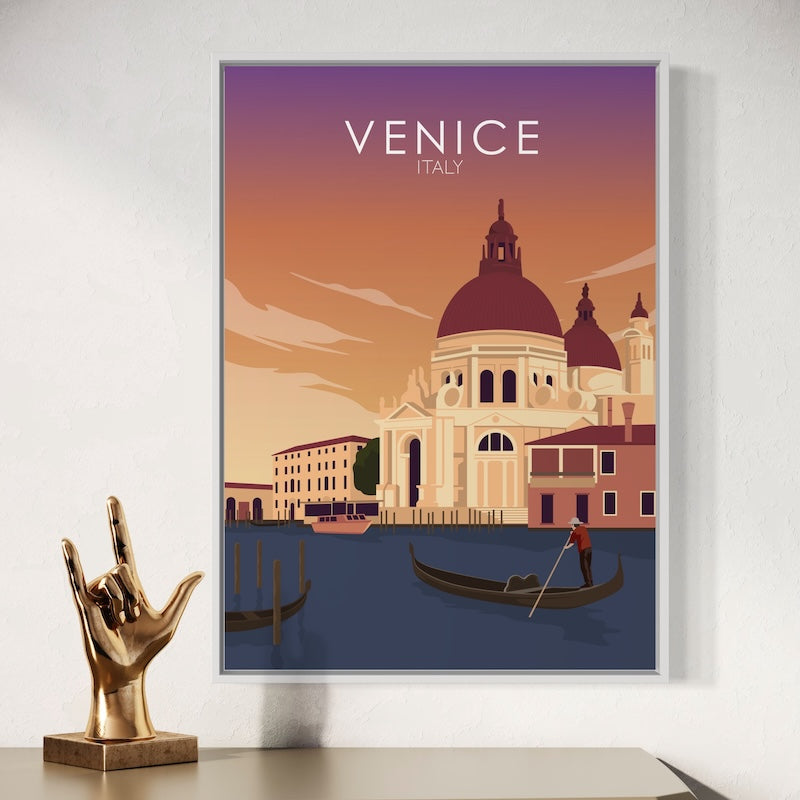 Venice Sunset Poster | Venice Sunset Print | Venice Sunset Wall Art
