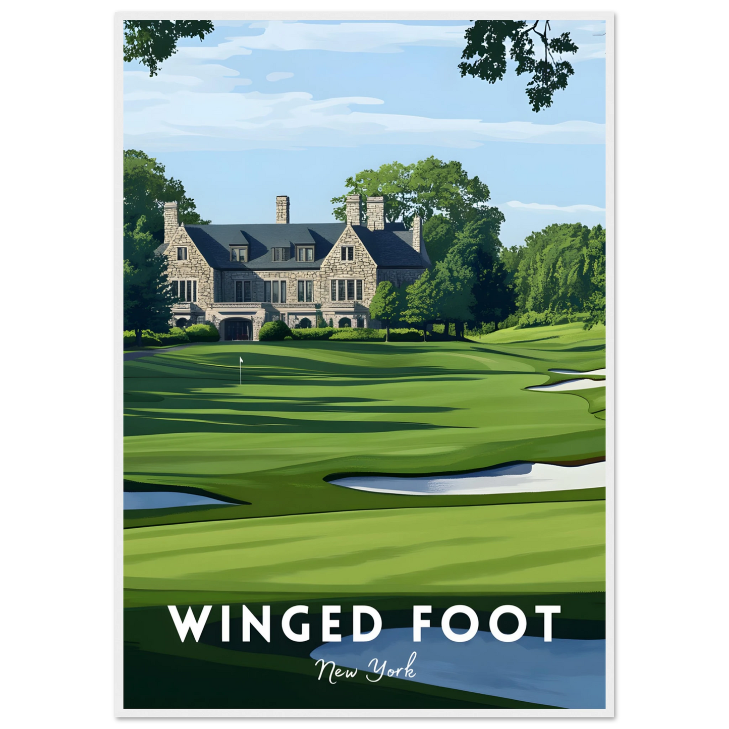 Winged Foot Golf Poster