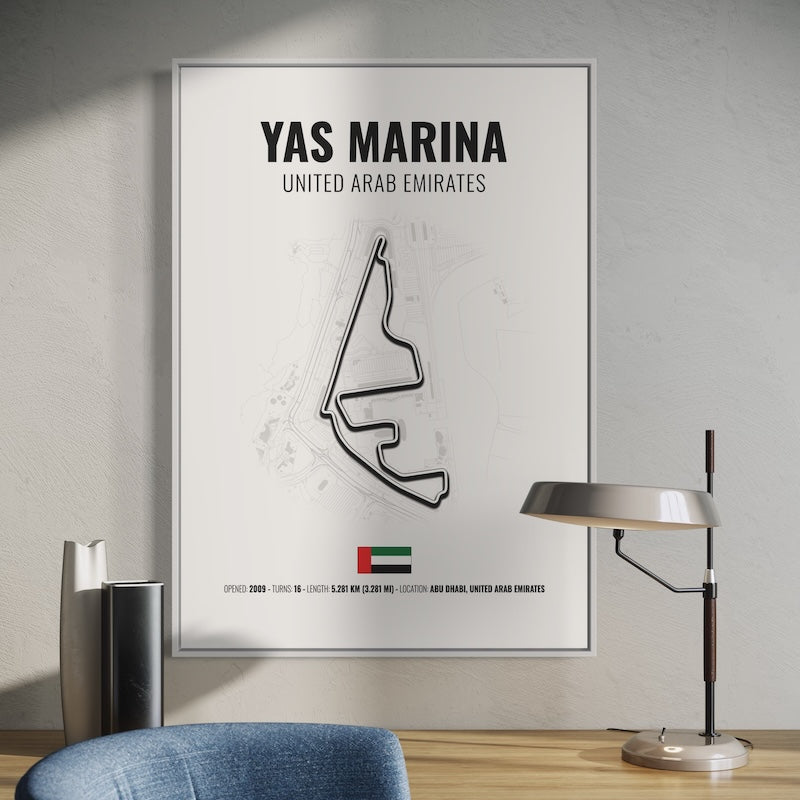 Yas Marina Formula 1 Poster | Yas Marina Formula 1 Print | Yas Marina Formula 1 Wall Art