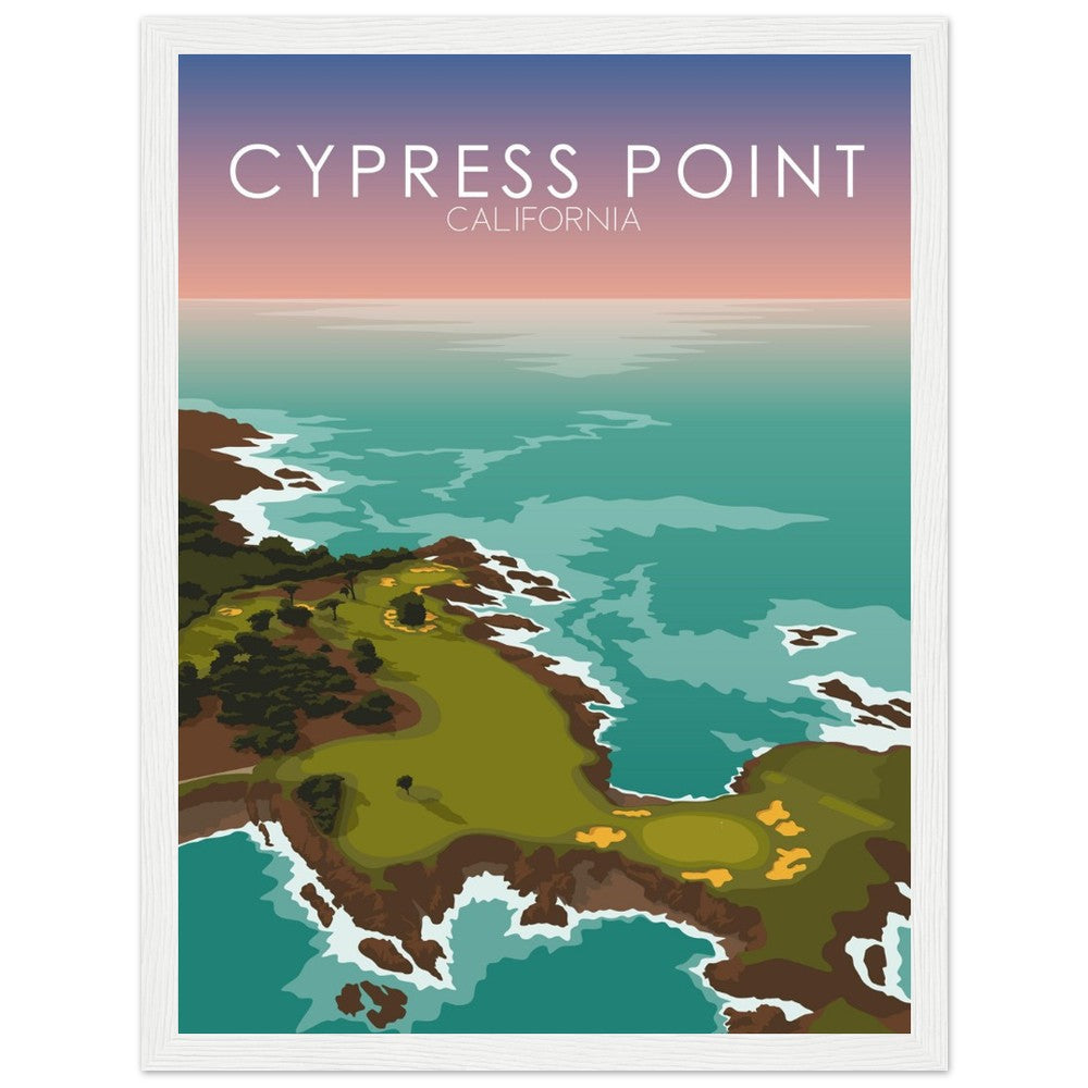 Cypress Point Golf Course Sunset Print