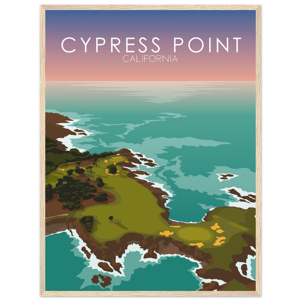 Cypress Point Golf Course Sunset Print