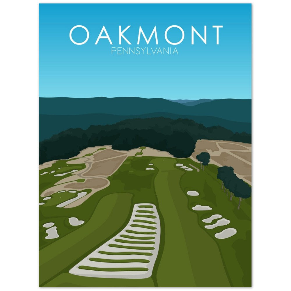 Oakmont Country Club Golf Course Print