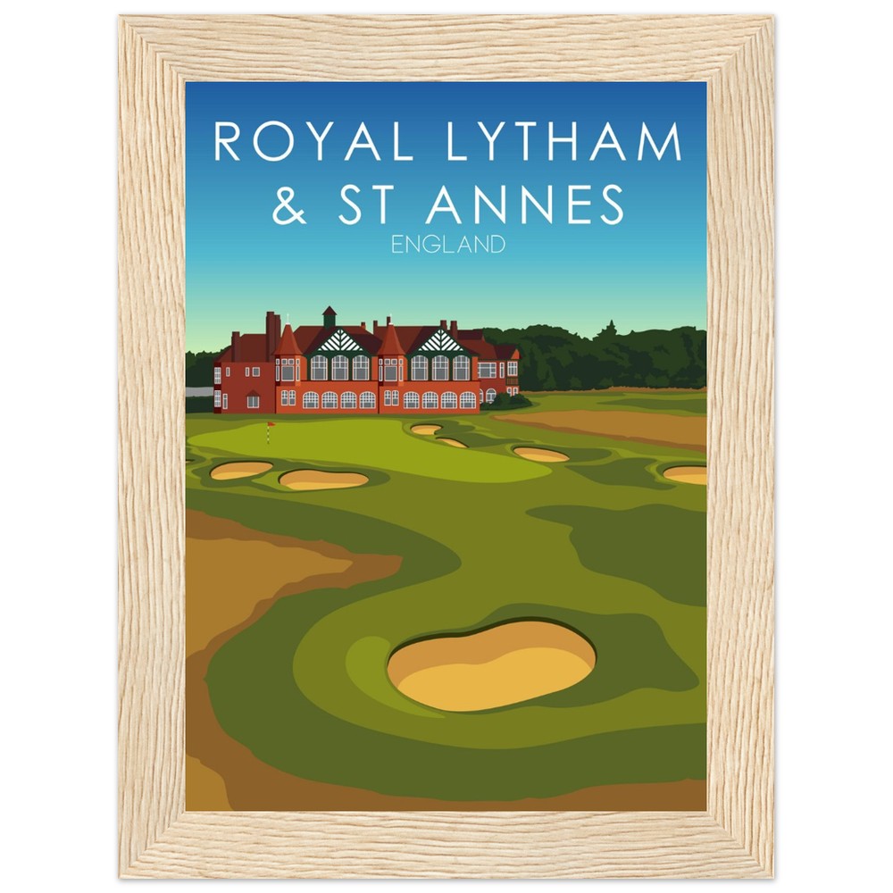 Royal Lytham & St Annes Golf Course Poster