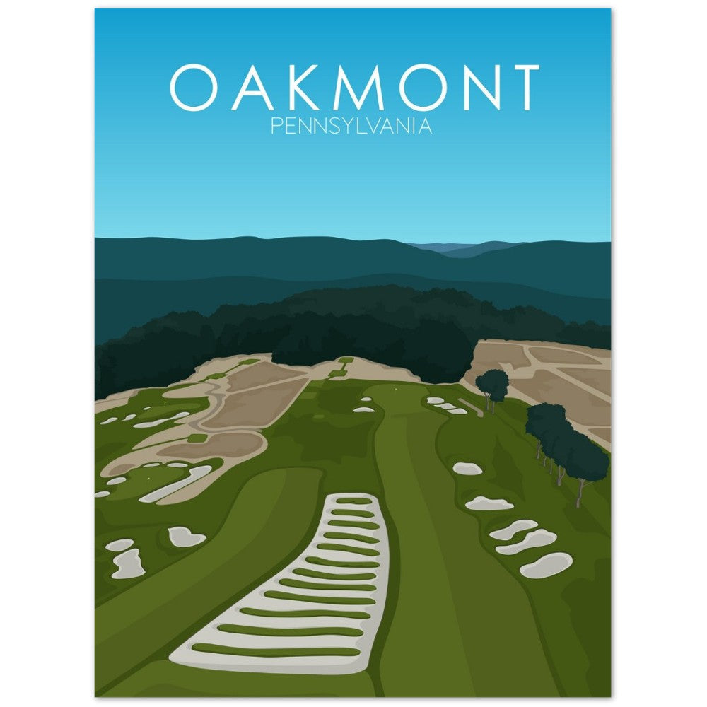 Oakmont Country Club Golf Course Print