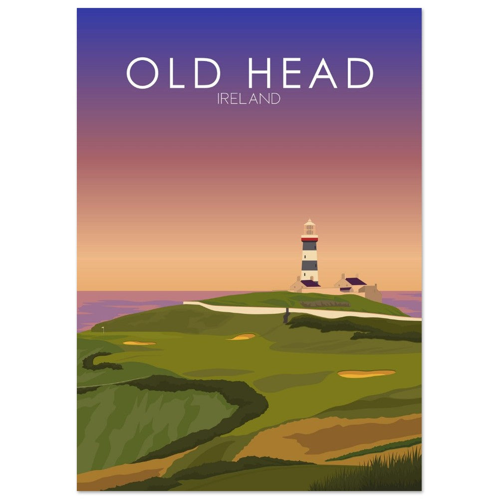 Old Head Golf Links Sunset Print