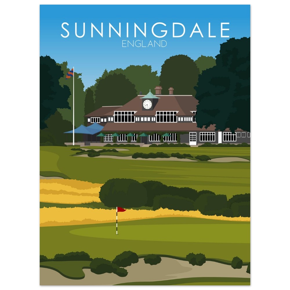 Sunningdale Golf Course Print
