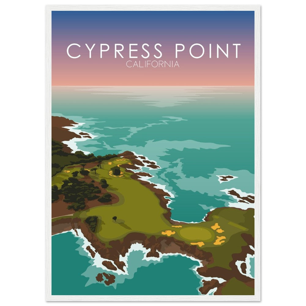 Cypress Point Golf Course Sunset Print
