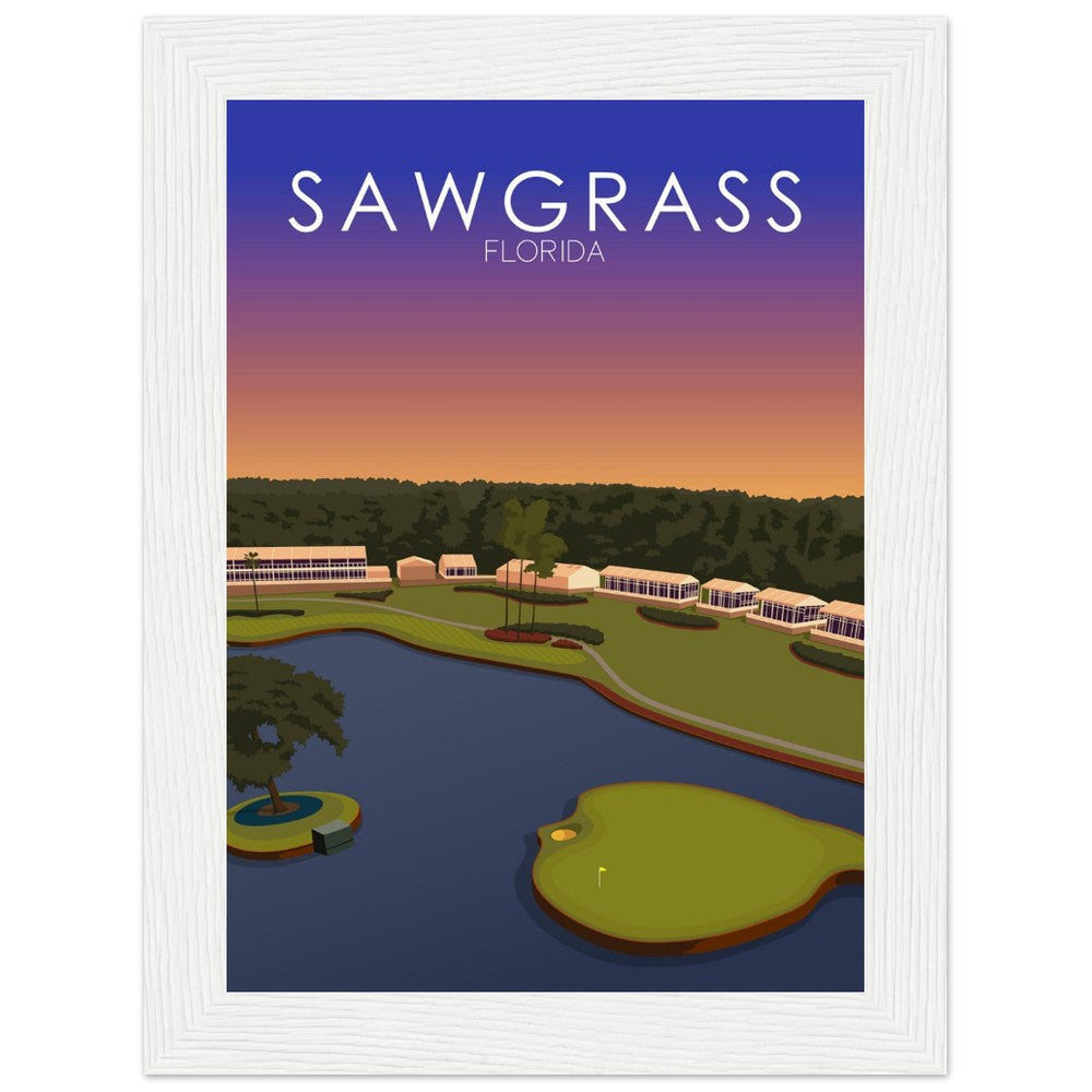 TPC Sawgrass Golf Course Sunset Print