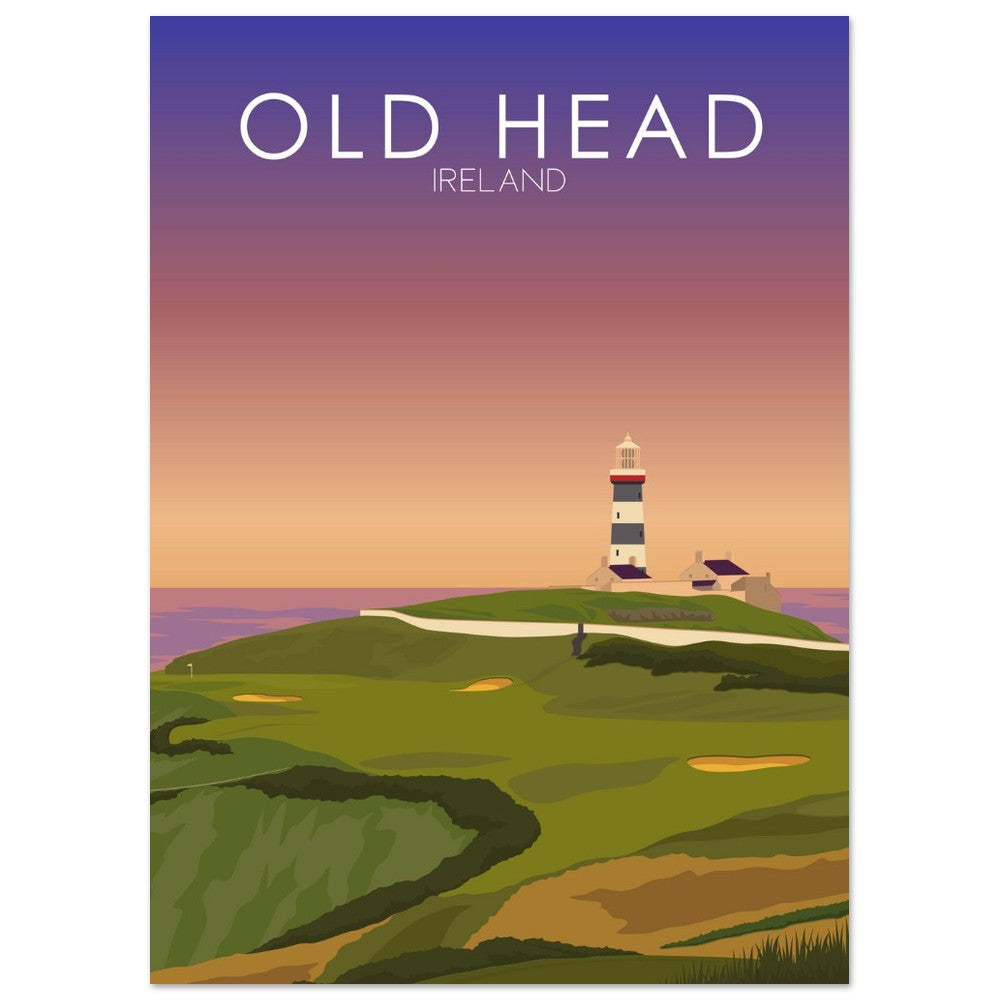 Old Head Golf Links Sunset Print