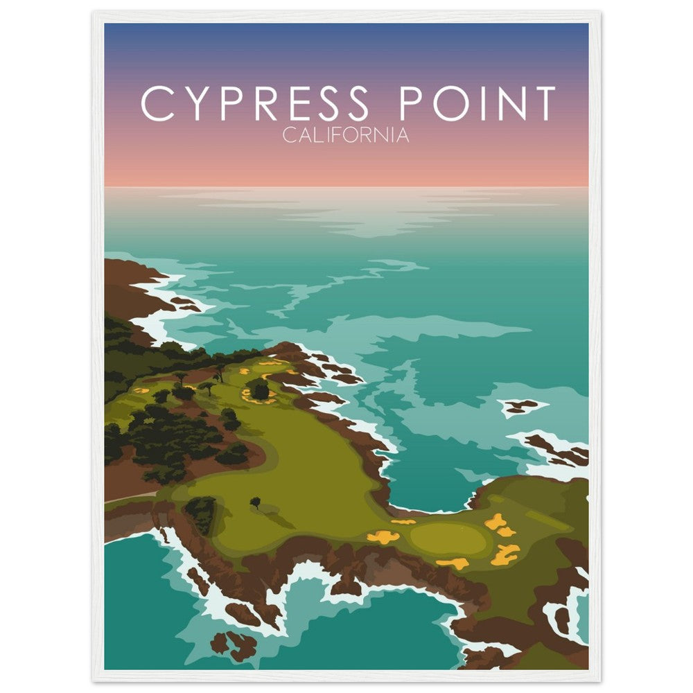 Cypress Point Golf Course Sunset Print