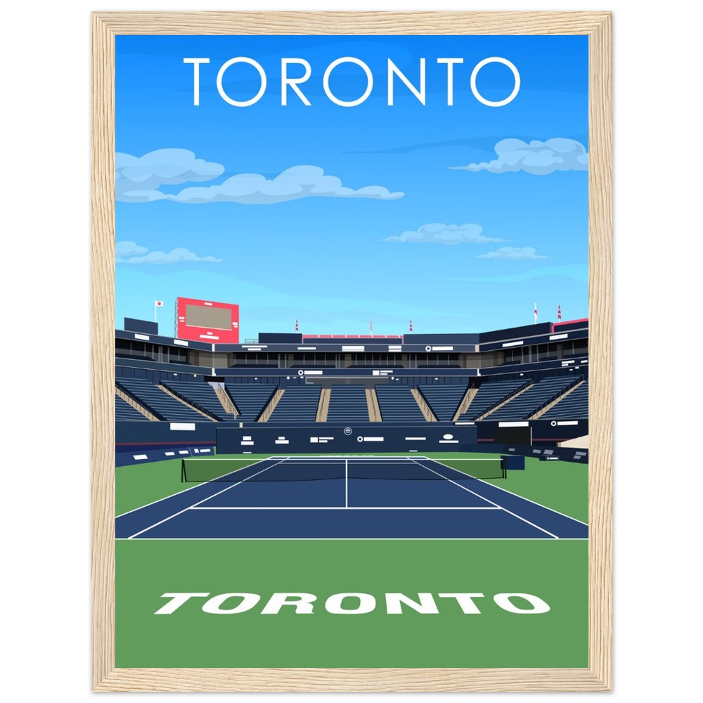 Toronto ATP/WTA Masters Tennis Stadium Poster