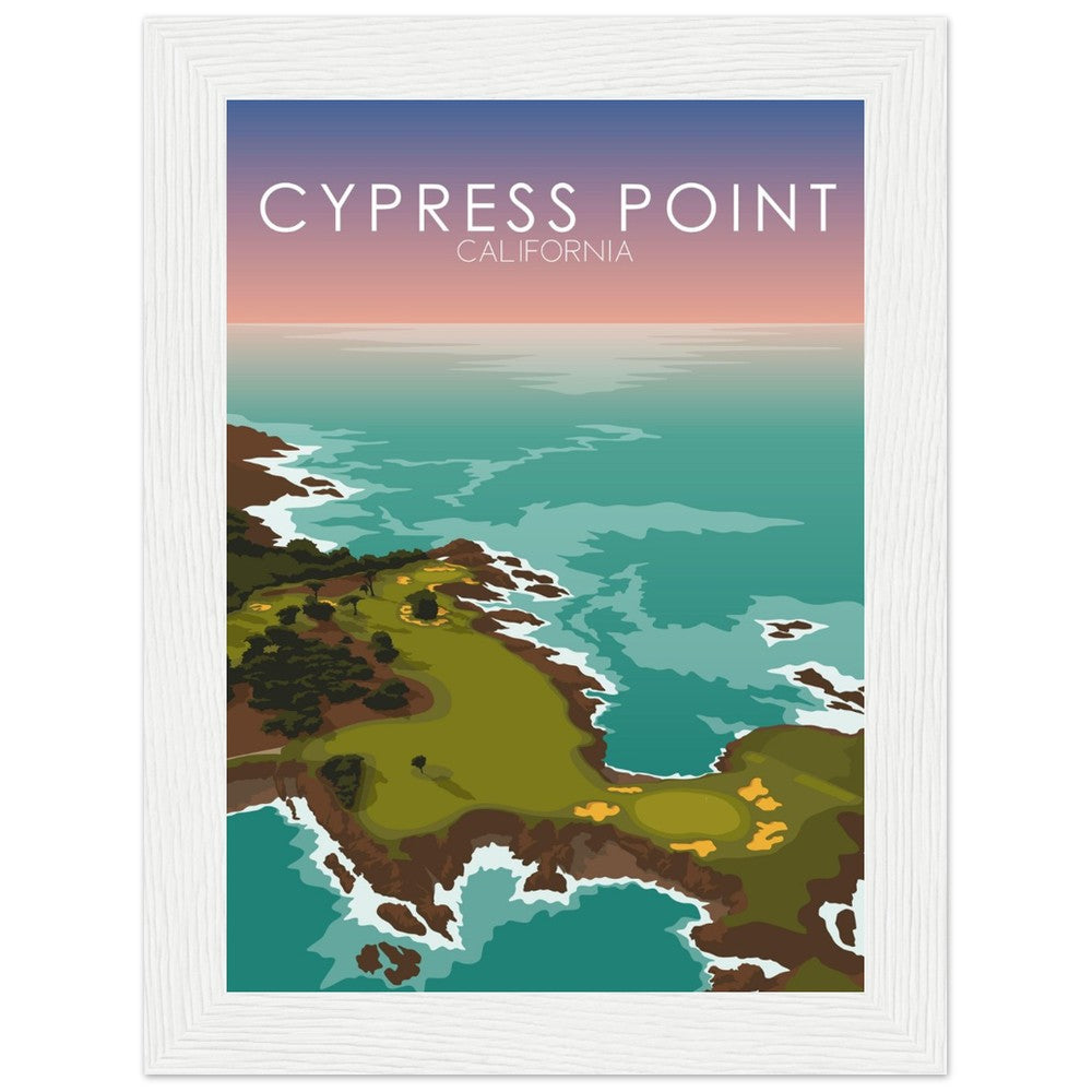 Cypress Point Golf Course Sunset Print