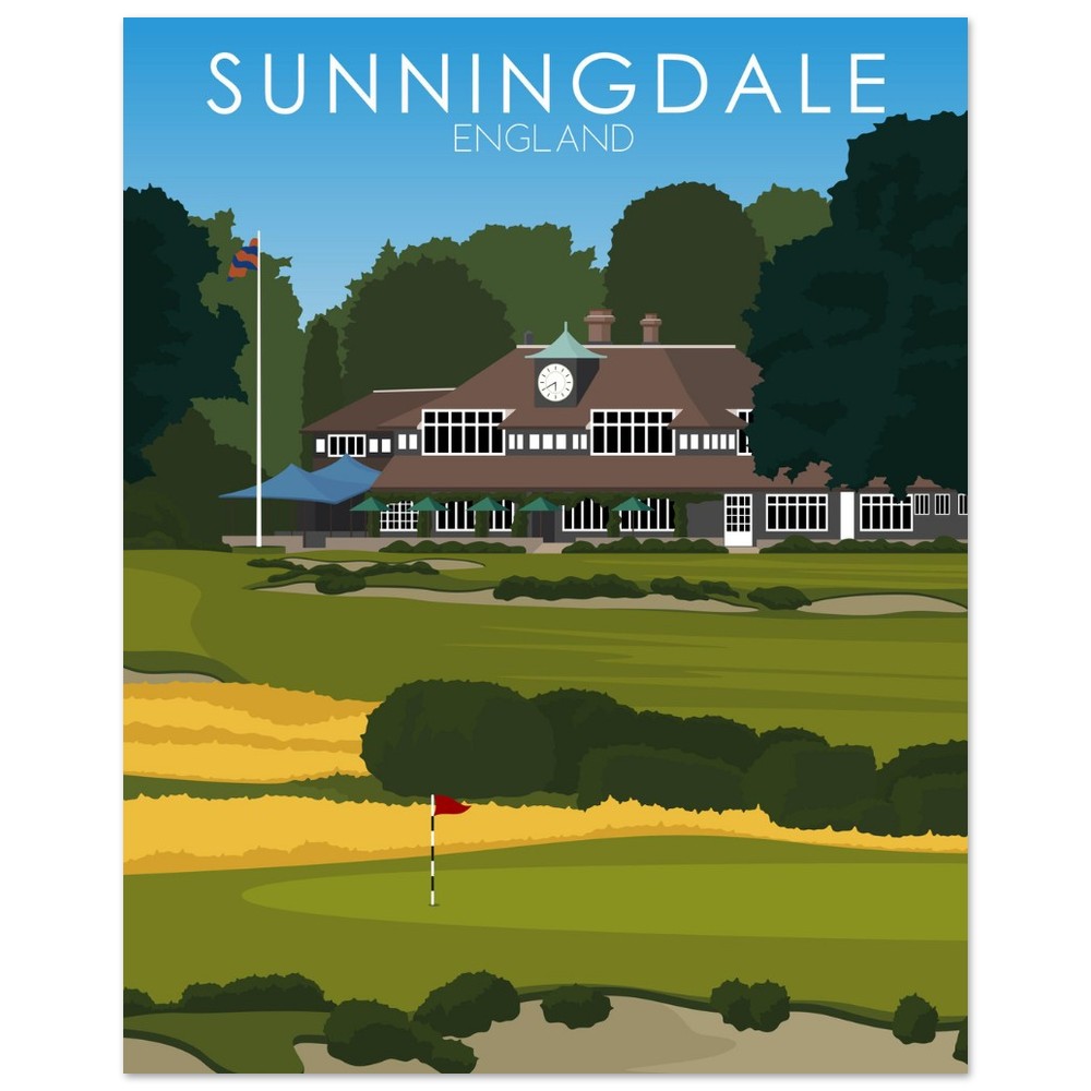 Sunningdale Golf Course Print