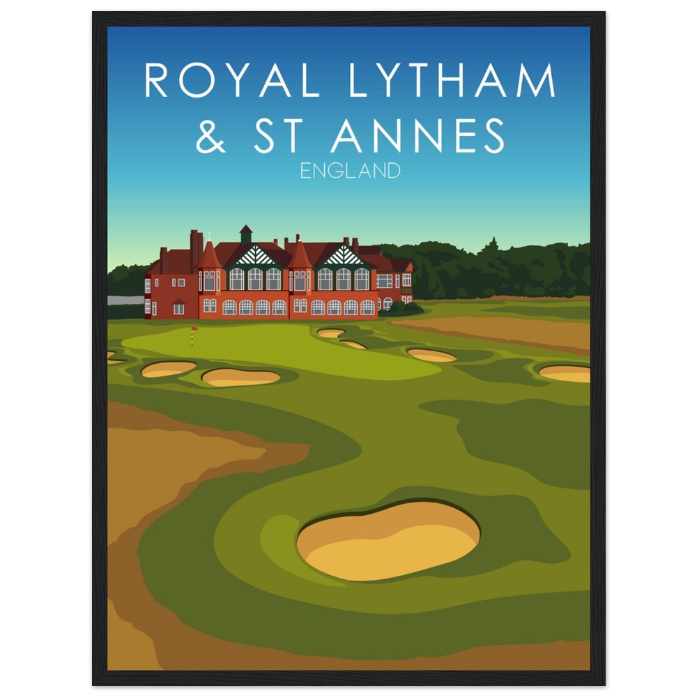 Royal Lytham & St Annes Golf Course Poster
