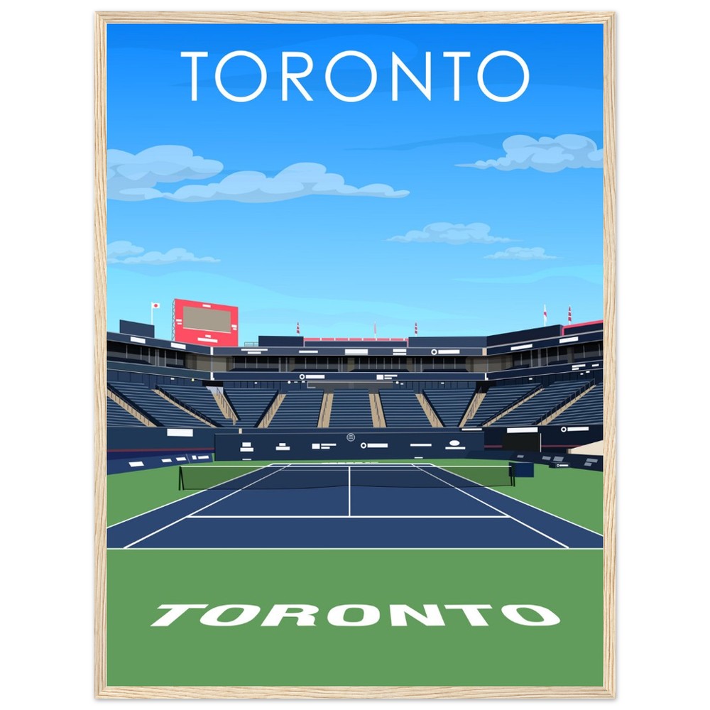 Toronto ATP/WTA Masters Tennis Stadium Poster