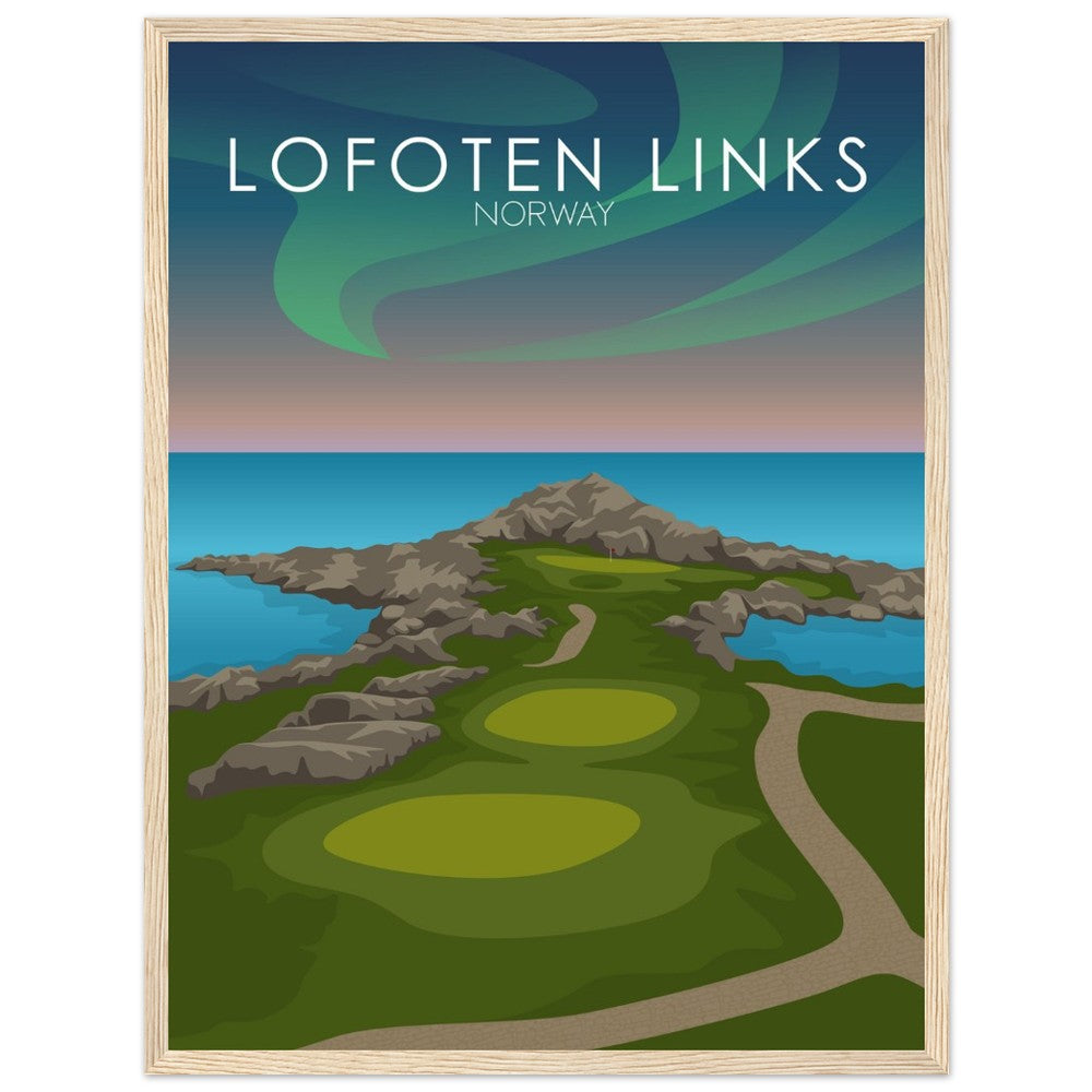 Lofoten Links Golf Course Print