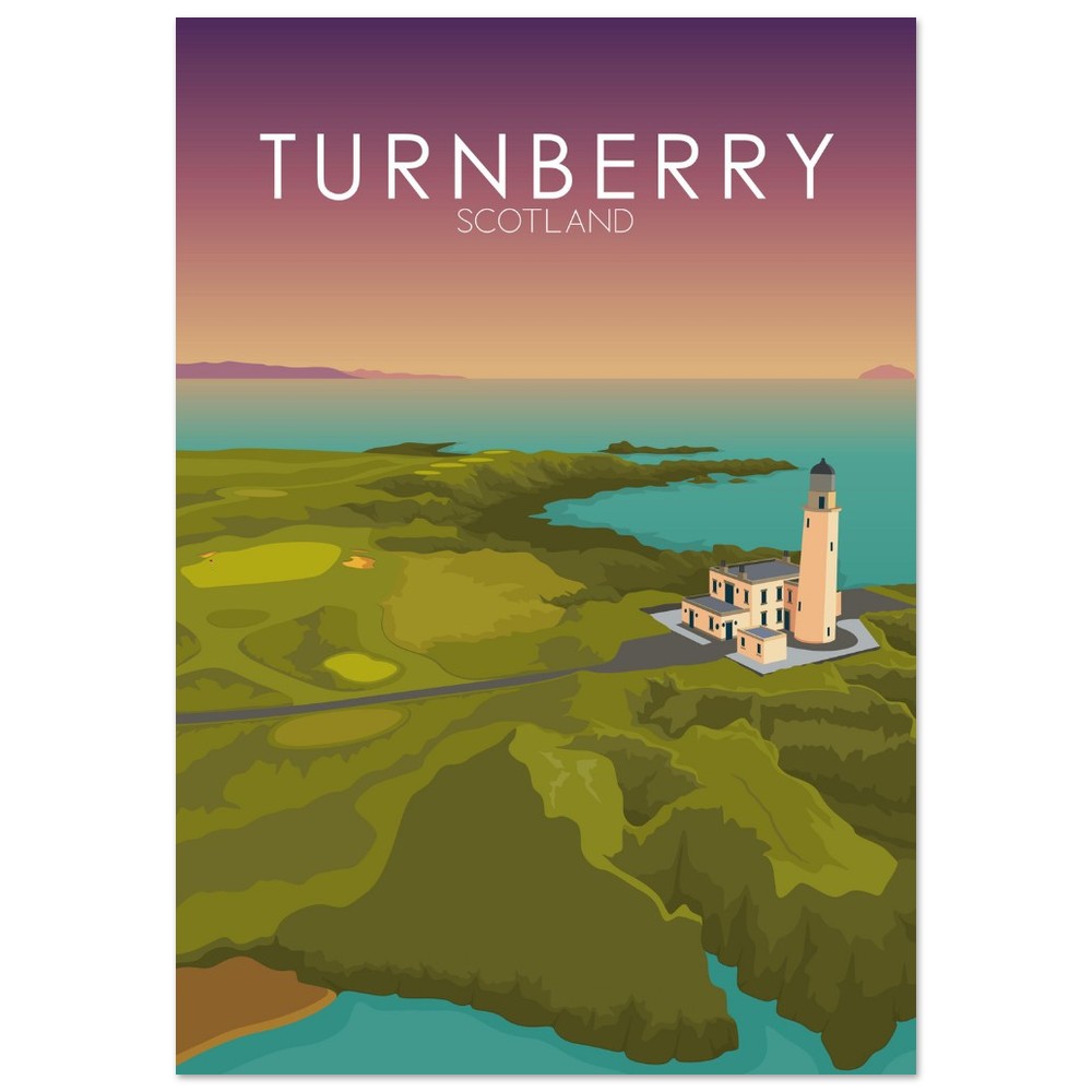 Turnberry Golf Course Sunset Print