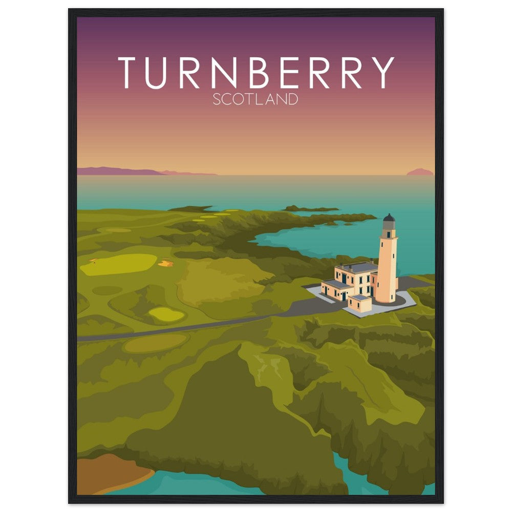 Turnberry Golf Course Sunset Print