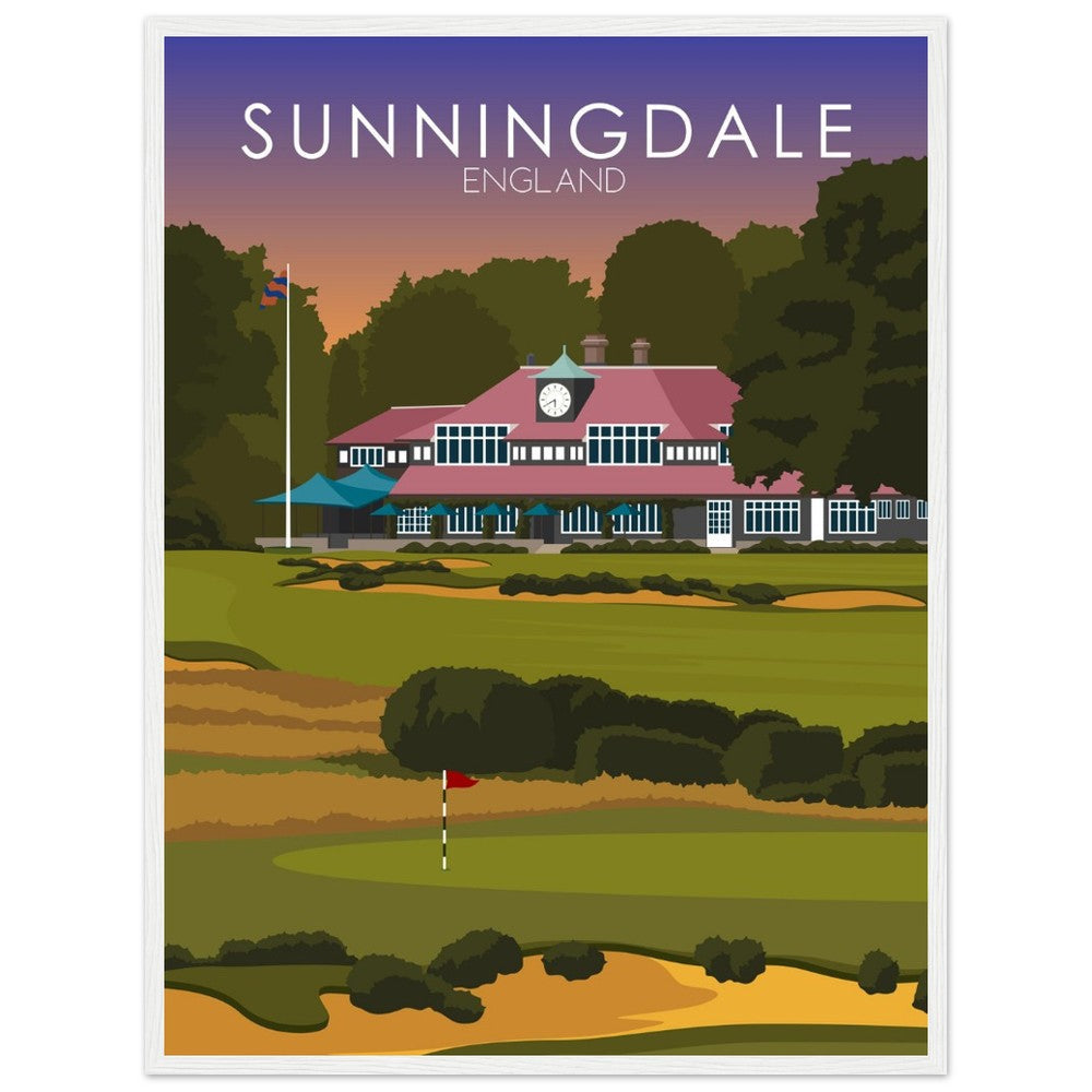 Sunningdale Golf Course Sunset Print