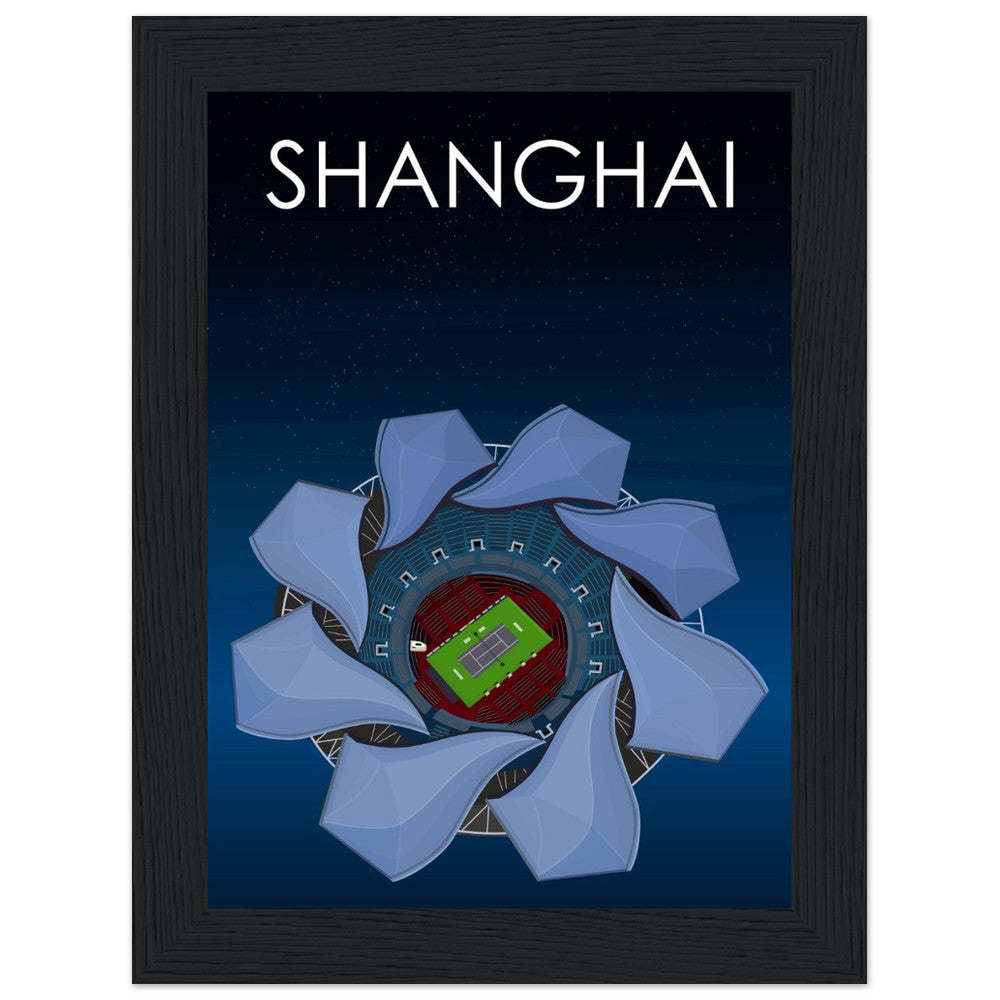 Shanghai ATP Masters Tennis Stadium Poster