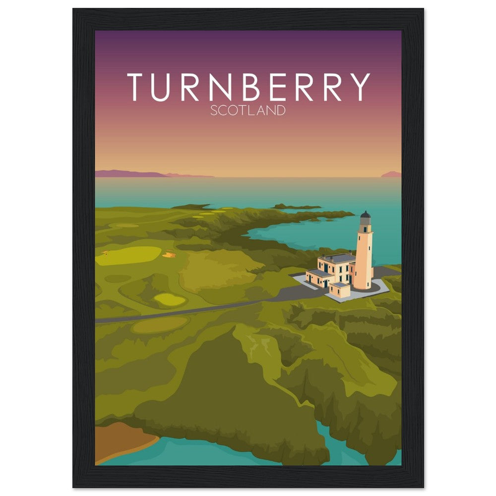 Turnberry Golf Course Sunset Print