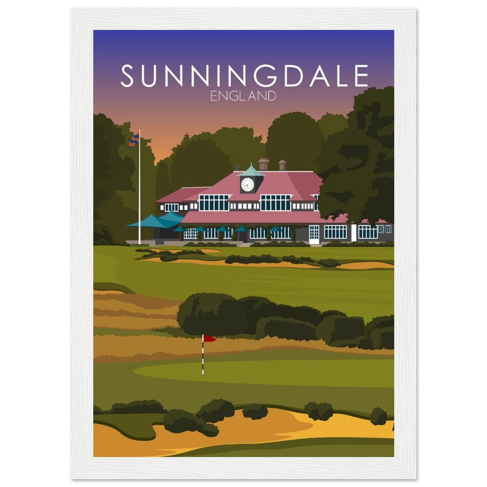 Sunningdale Golf Course Sunset Print