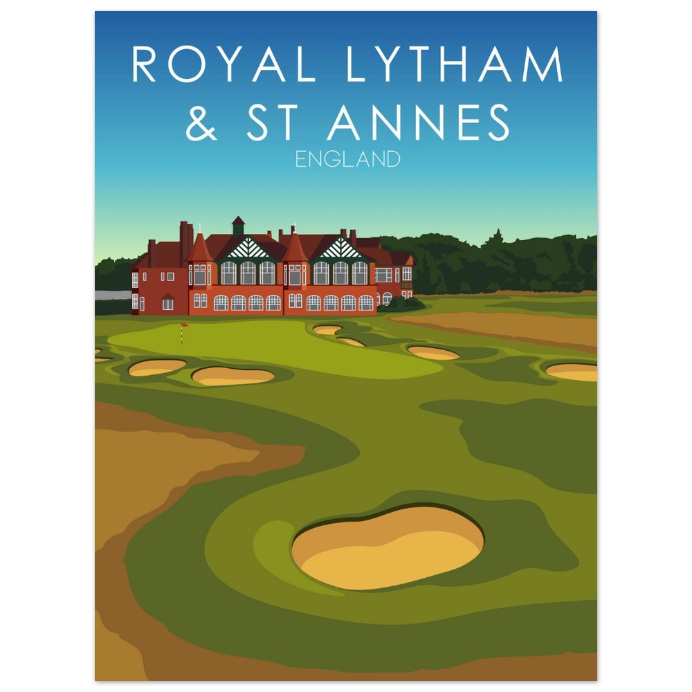 Royal Lytham & St Annes Golf Course Poster
