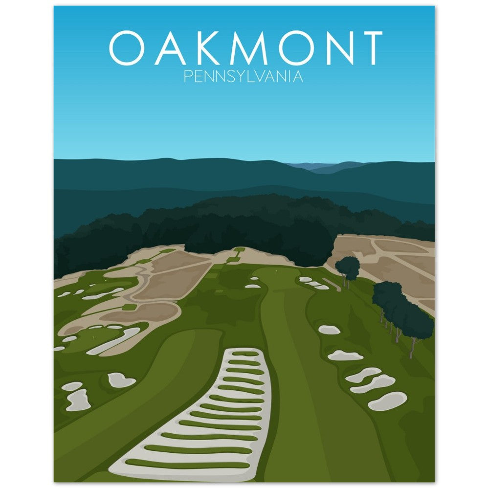Oakmont Country Club Golf Course Print
