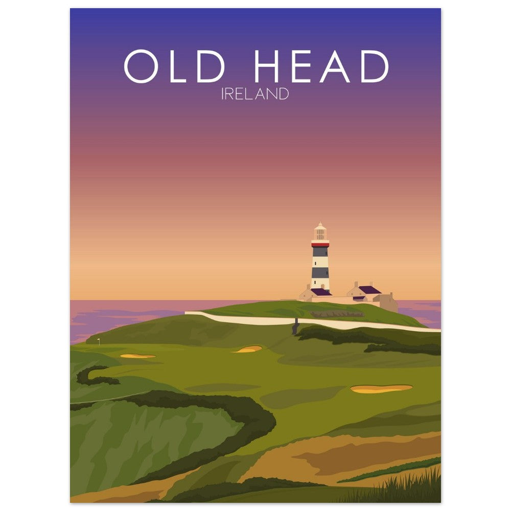 Old Head Golf Links Sunset Print