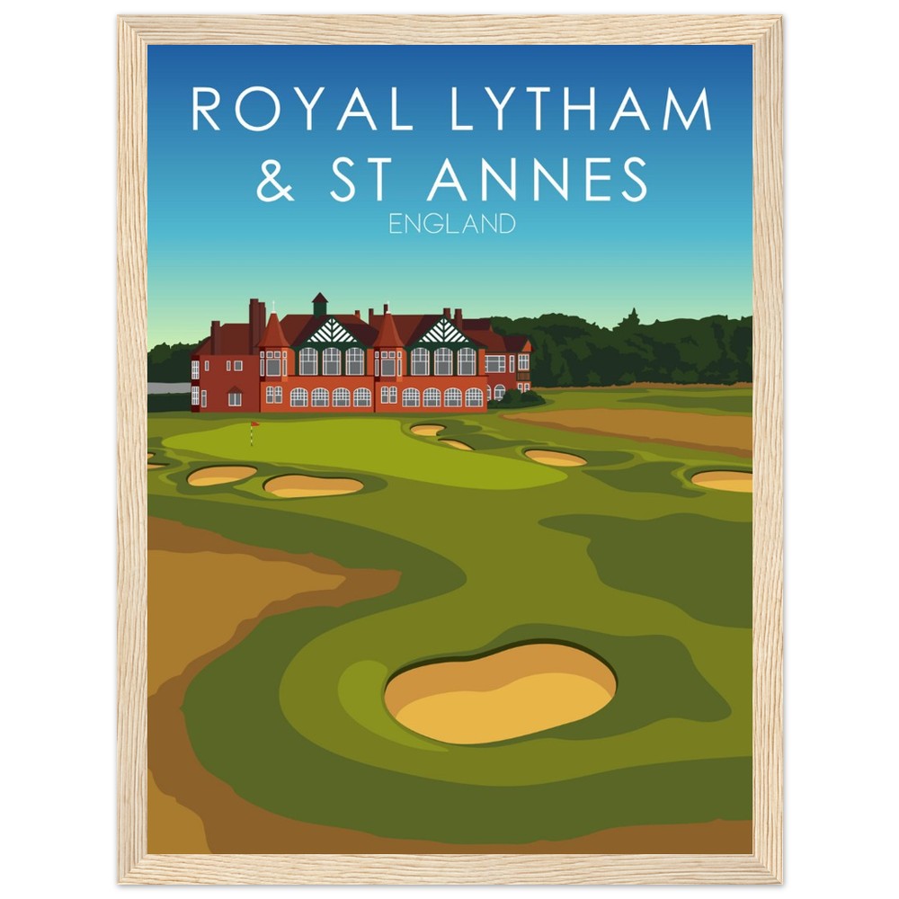 Royal Lytham & St Annes Golf Course Poster