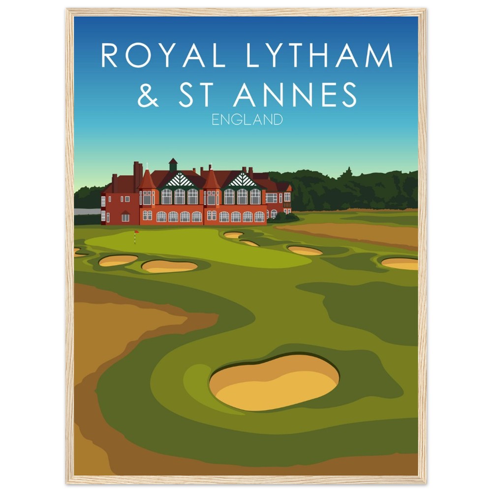Royal Lytham & St Annes Golf Course Poster
