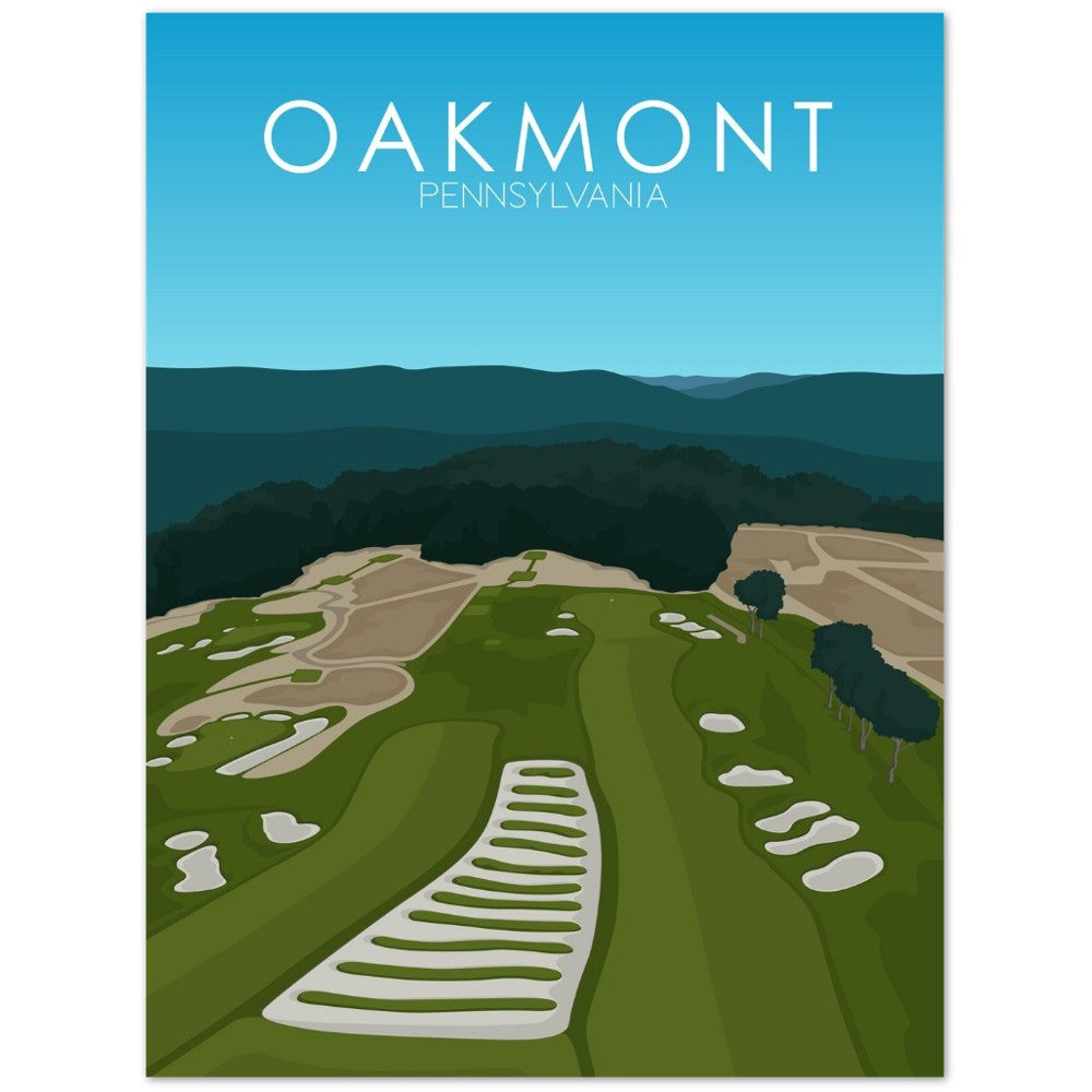 Oakmont Country Club Golf Course Print