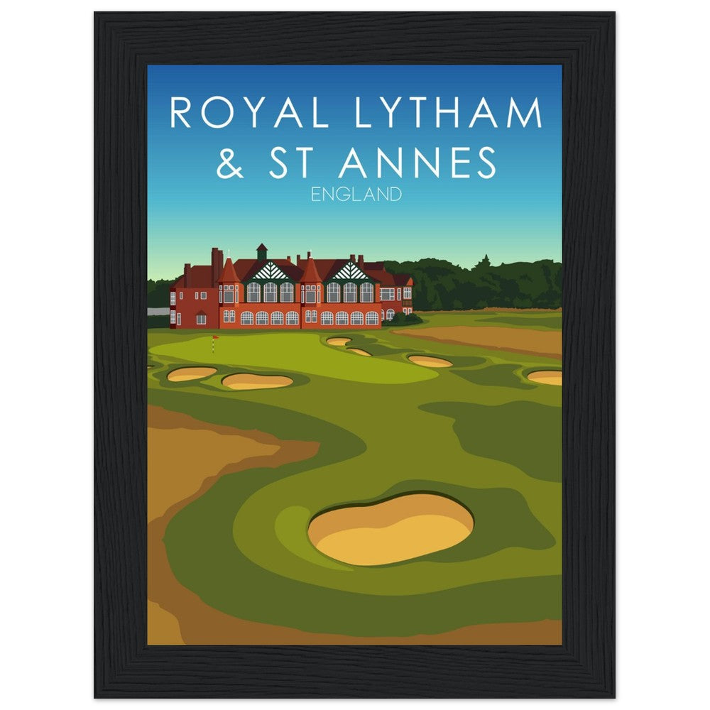 Royal Lytham & St Annes Golf Course Poster